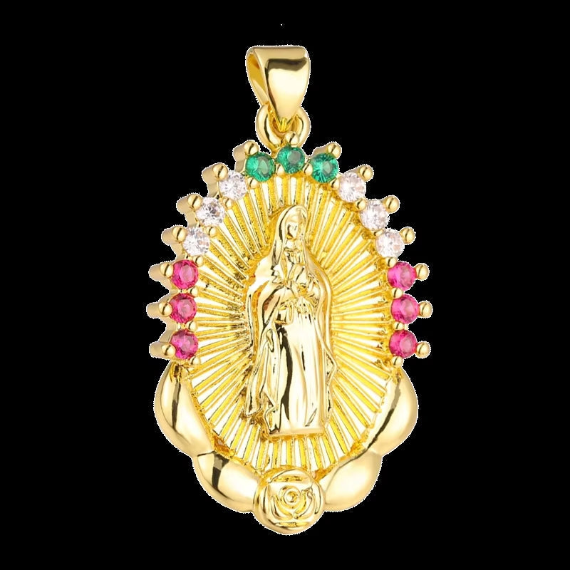 Pendentif Sainte Vierge Marie et Jésus