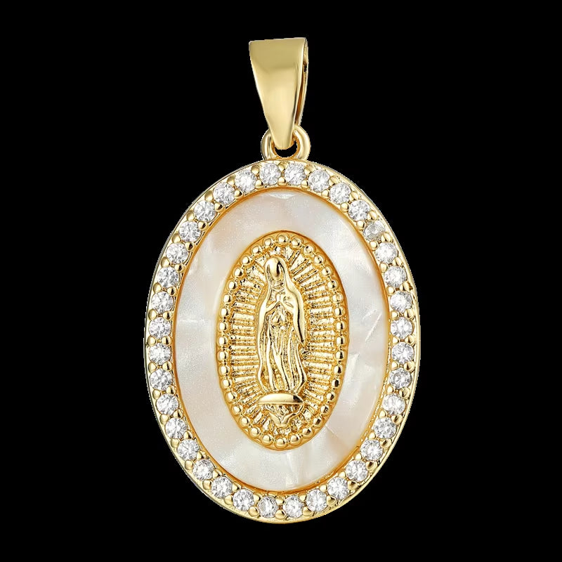 Pendentif Sainte Vierge Marie et Jésus