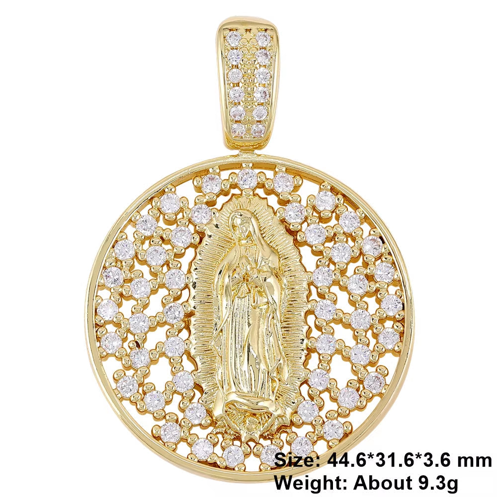 Pendentif Sainte Vierge Marie et Jésus