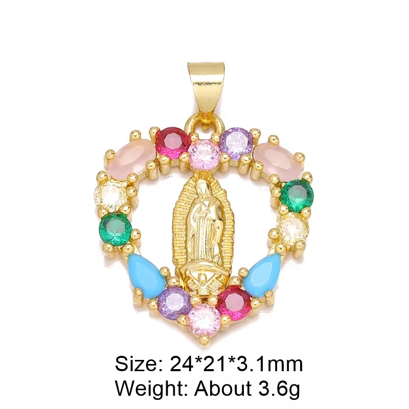 Pendentif Sainte Vierge Marie et Jésus