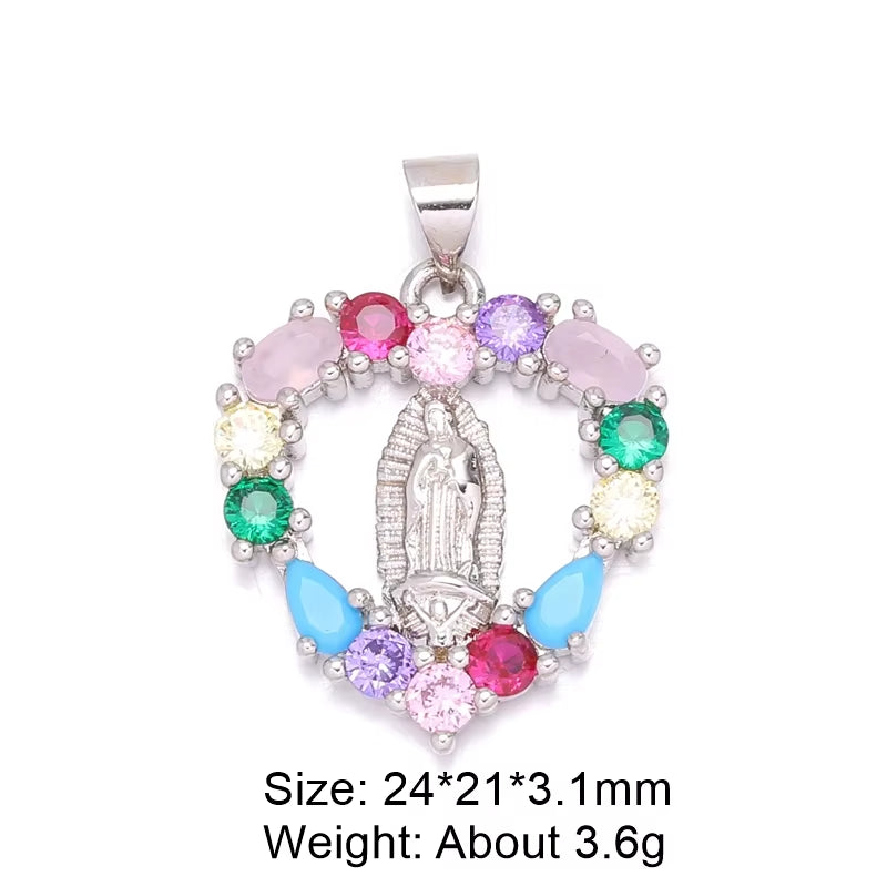 Pendentif Sainte Vierge Marie et Jésus