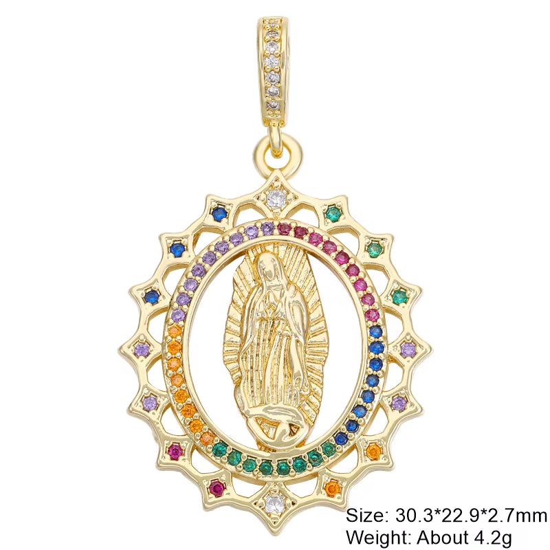 Pendentif Sainte Vierge Marie et Jésus