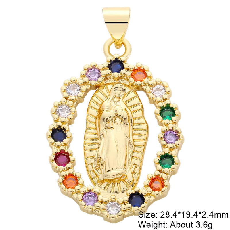 Pendentif Sainte Vierge Marie et Jésus