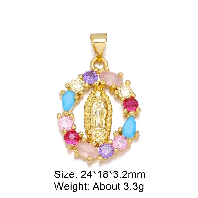 Pendentif Sainte Vierge Marie et Jésus