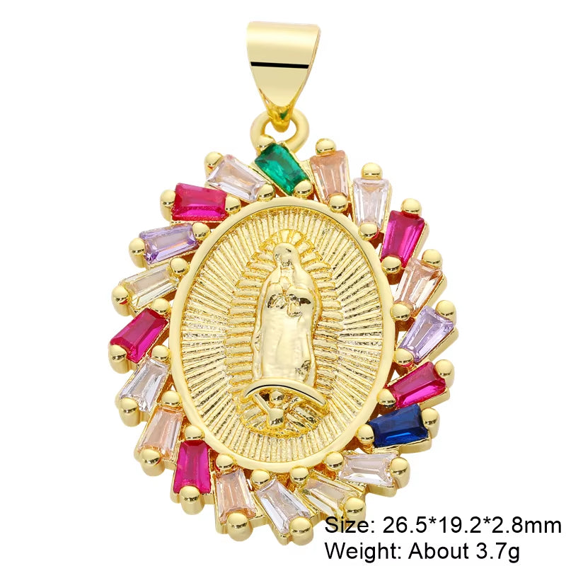 Pendentif Sainte Vierge Marie et Jésus