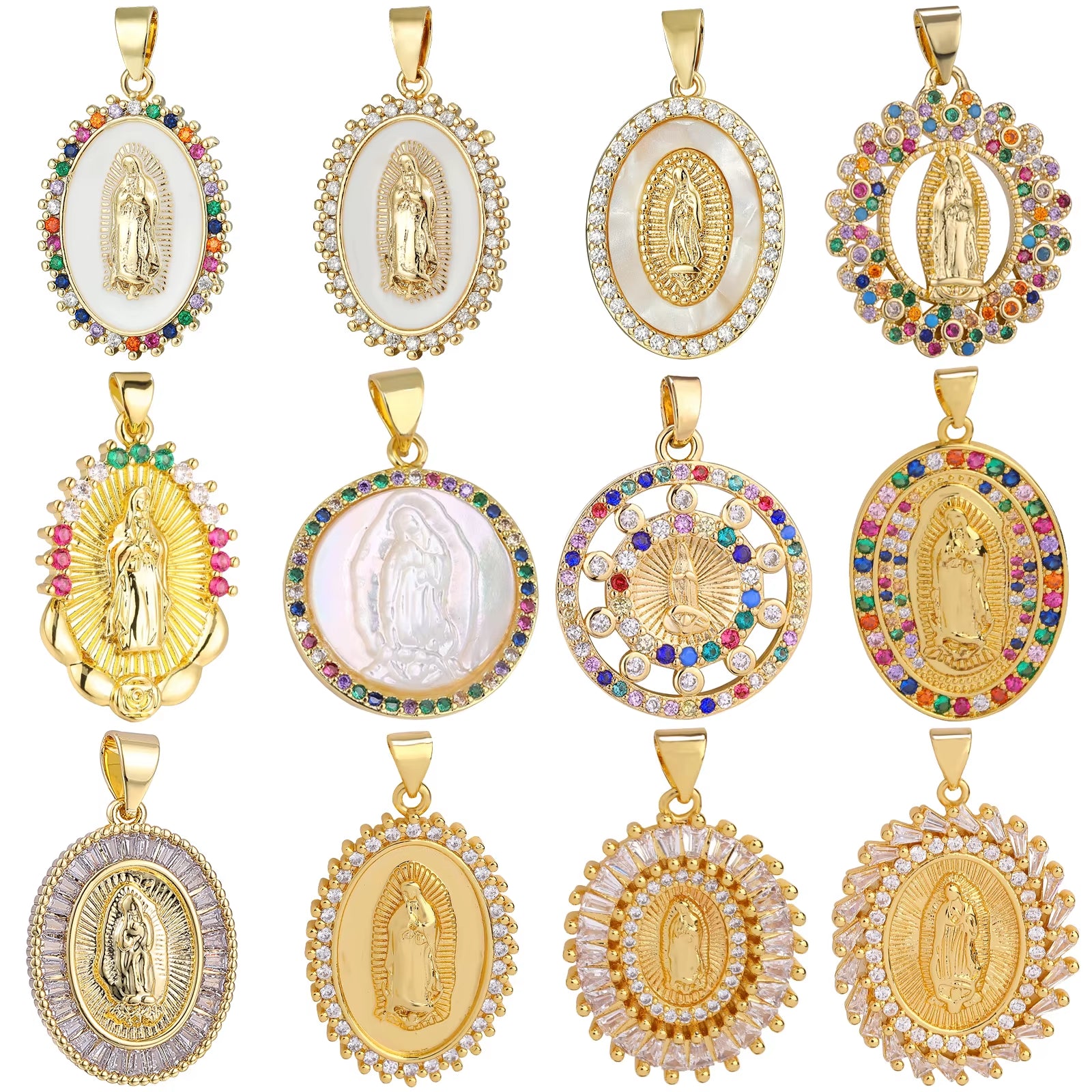 Trousse de maquillage personnalisée Marie Défaite des Nœuds pour femmes, jolie trousse de maquillage catholique Notre-Dame de la Vierge Marie, trousse de toilette de rangement de beauté