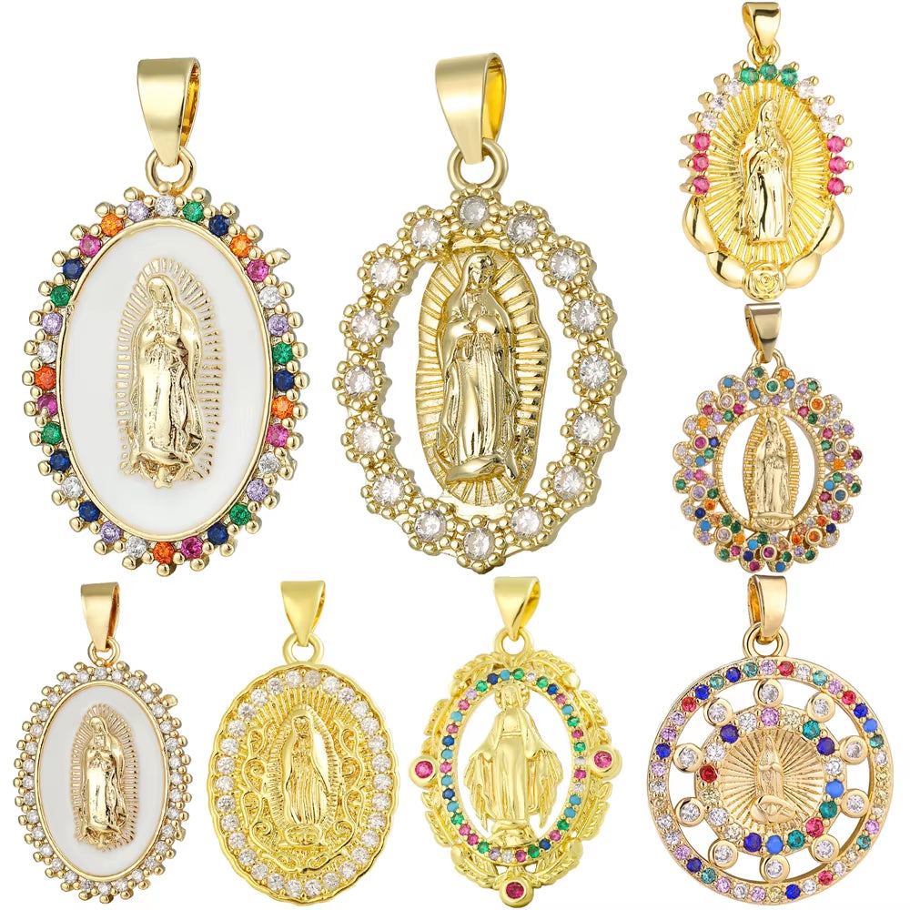 Trousse de maquillage personnalisée Marie Défaite des Nœuds pour femmes, jolie trousse de maquillage catholique Notre-Dame de la Vierge Marie, trousse de toilette de rangement de beauté
