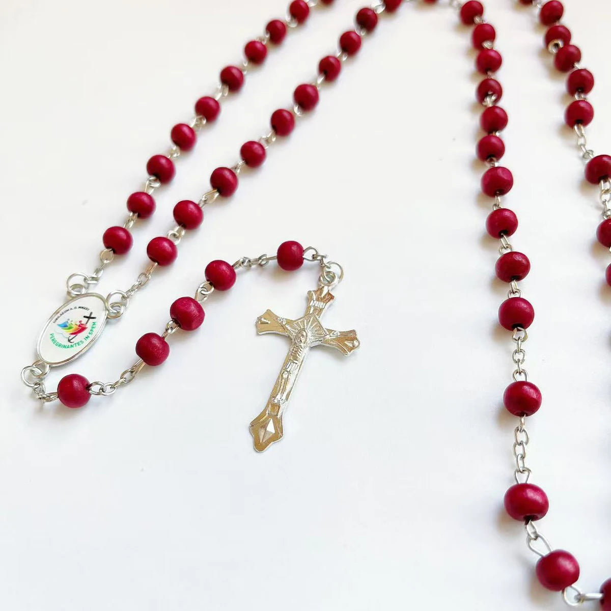 Chapelet de 2025 jubilé, cadeaux catholiques avec boîte.