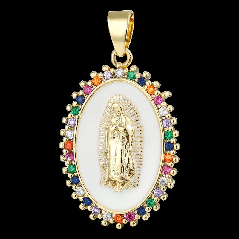 Pendentif Sainte Vierge Marie et Jésus