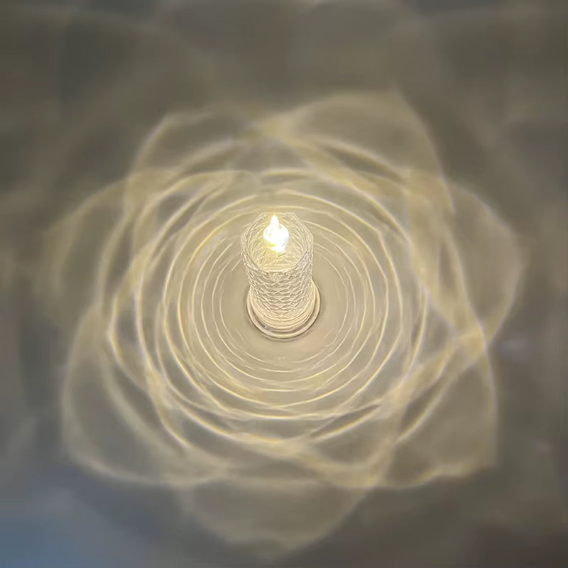 Bougies Jésus-Christ, lampe LED, photophore romantique