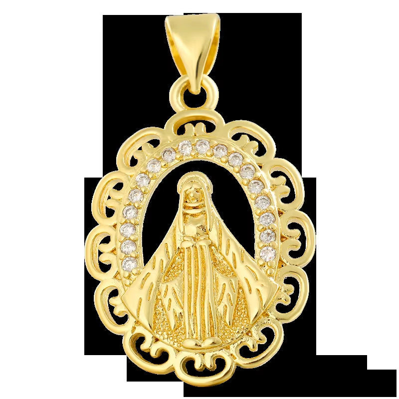 Pendentif Sainte Vierge Marie et Jésus