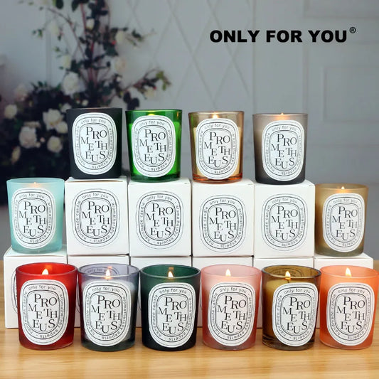 Bougie d'aromathérapie multicolore, cadeau