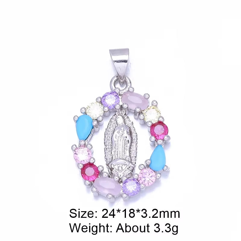 Pendentif Sainte Vierge Marie et Jésus